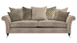 Plaza Grand Sofa Pillow Back – Castor Leg