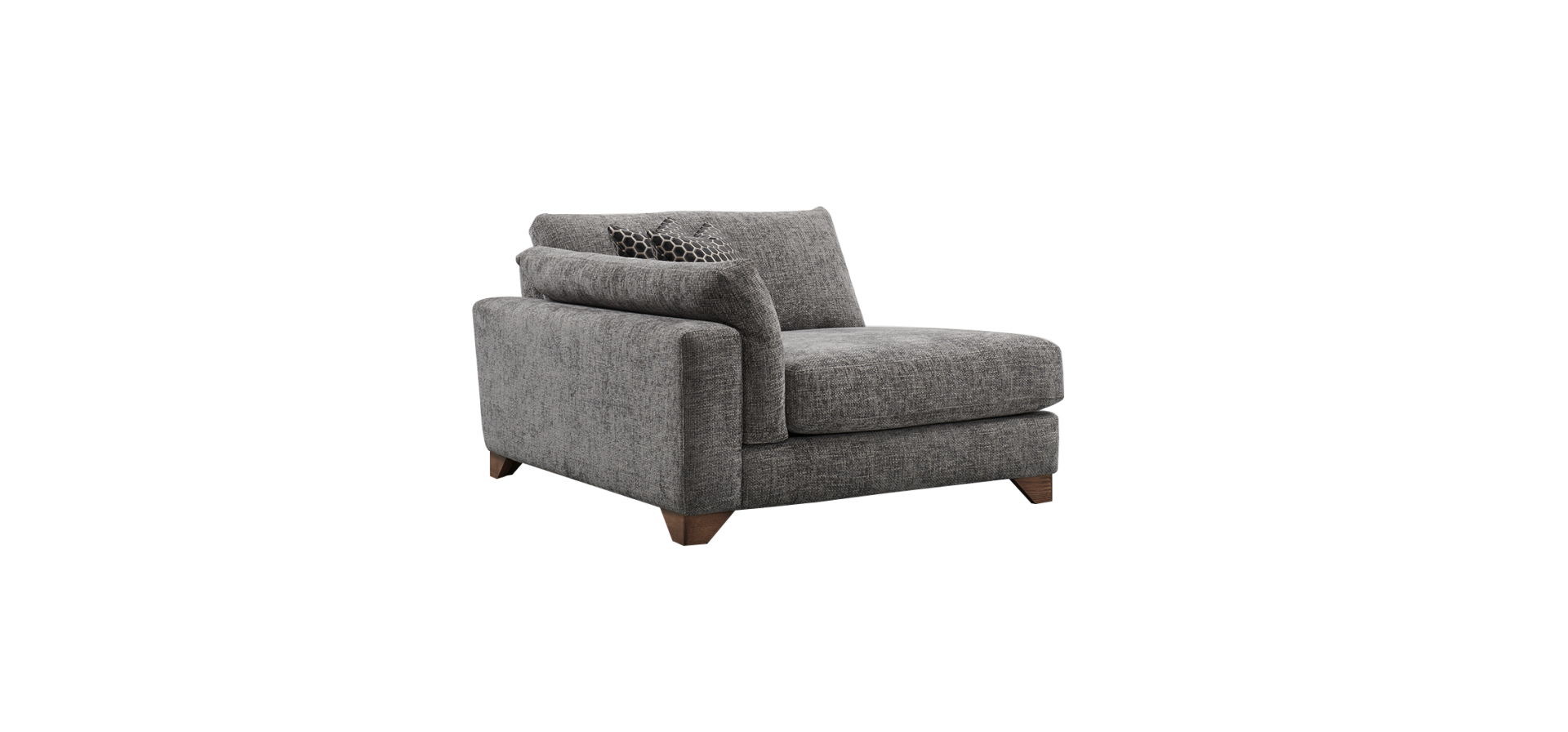 marmaduke chaise unit 2 scatters large chaise end lhf rhf