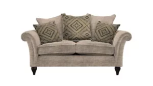 Plaza 2 Seater Sofa Pillow Back – Plain Leg