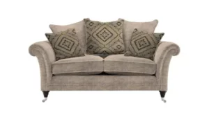 Plaza 2 Seater Sofa Pillow Back – Castor Leg