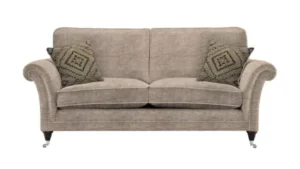 Plaza Large 2 Seater Sofa Formal Back – Castor Leg
