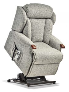 Cartmel Knuckle Petite Fabric Electric Riser Recliner