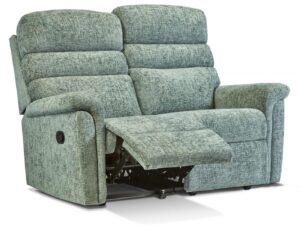 Comfi-sit Standard Fabric Reclining 2-seater Settee