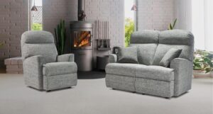 Harrow Standard Fabric Fixed 2-Seater Settee