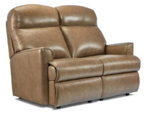 Harrow Small / Standard Leather Fixed 2-Seater Settee