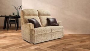 Harrow Small Fabric Fixed 2-Seater Settee