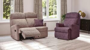 Harrow Small Fabric Fixed Chair