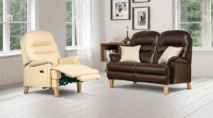 Keswick Classic Leather Powered Recliner