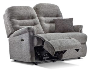 Keswick Small Fabric Reclining 2-Seater Settee