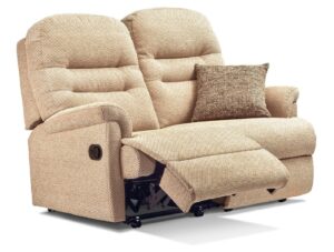 Keswick Petite Fabric Reclining 2-Seater Settee