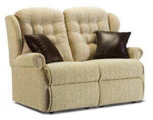 Lynton Small Fabric Fixed 2-Seater Settee