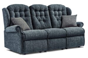 Lynton Small Fabric Fixed 3-Seater Settee