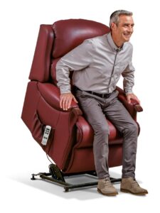 Malham Royale Leather Electric Riser Recliner
