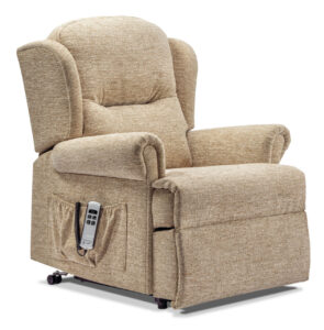 Malvern Petite Fabric Electric Riser Recliner