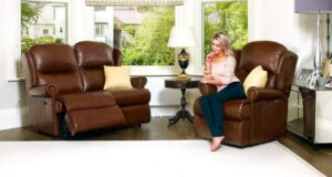 Malvern Standard Leather Fixed Chair