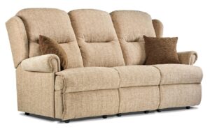 Malvern Standard Fabric Fixed 3-Seater Settee