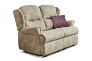 Malvern Small Fabric Fixed 2-Seater Settee