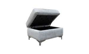 GPlan – Monza Storage Footstool with Metal Feet