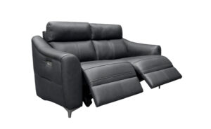 GPlan – Monza 2 Seater Double Power Recliner Sofa with Metal Feet