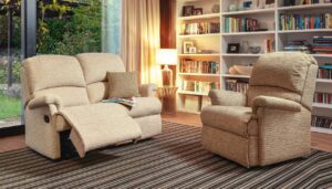 Nevada Small Fabric Fixed Chair