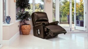 Nevada Royale Leather Electric Riser Recliner