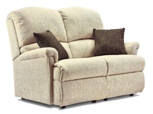 Nevada Standard Fabric Fixed 2-Seater Settee