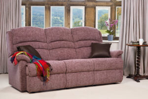 Olivia Standard Fabric Fixed 3-Seater Settee