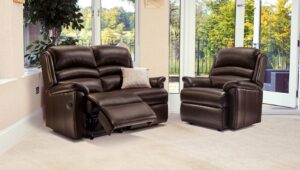 Olivia Standard Leather Fixed Chair