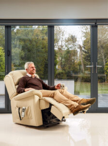 Olivia Standard Leather Electric Riser Recliner