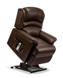 Olivia Small Leather Electric Riser Recliner