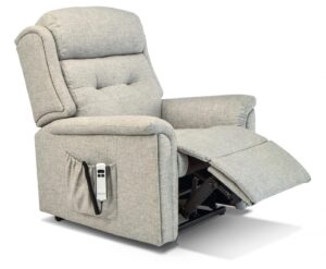 Roma Small Fabric Electric Riser Recliner