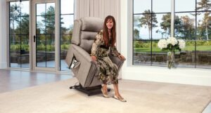 Roma Standard Fabric Electric Riser Recliner