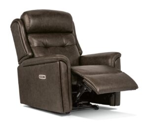Roma Small Leather Recliner