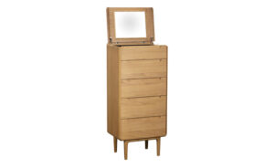 GPlan – Winchester Bedroom 5 Drawer Tall Chest with Mirror