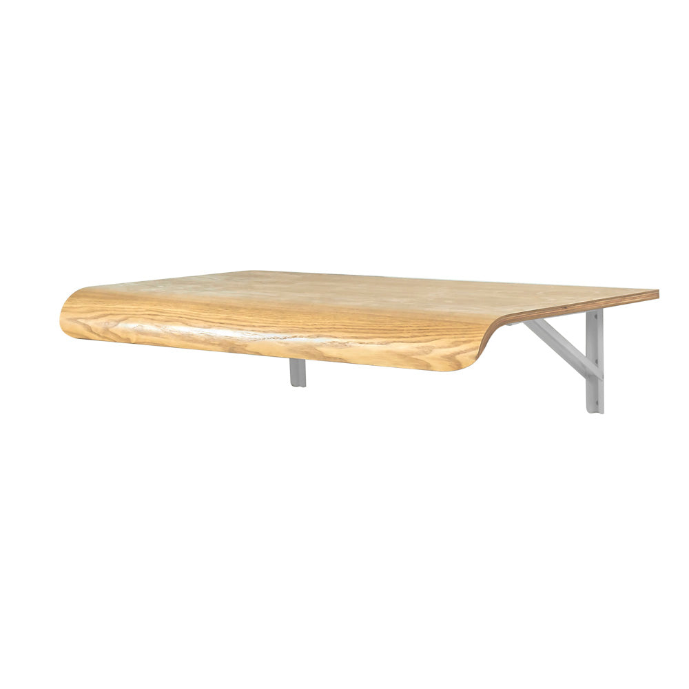 San Francisco Oak Wall Mounted Drop-Down Desk - Main Image