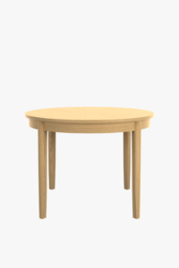 Evian Round Sunburst Dining Table on Legs (Oak)