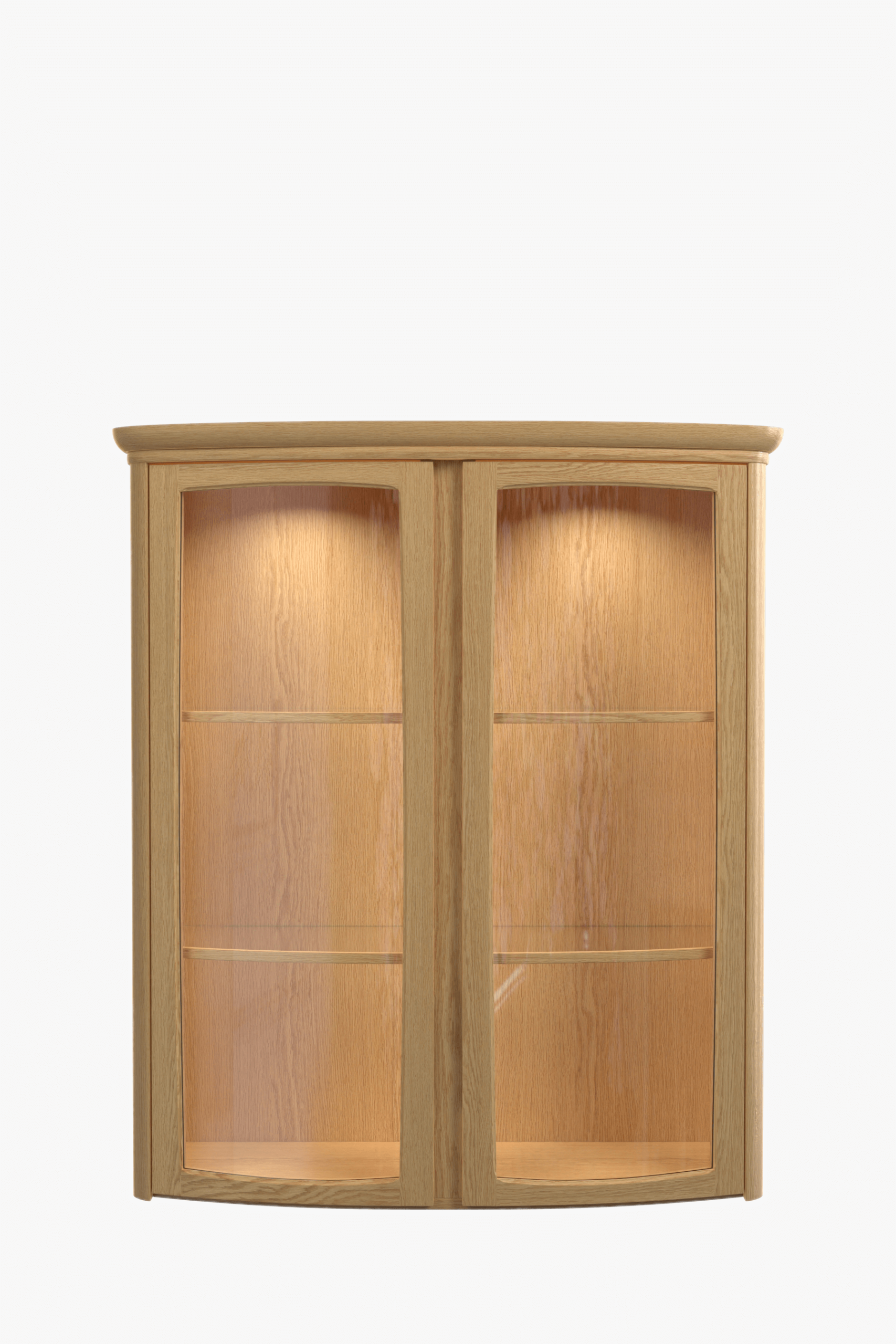 Shadows Narrow Display Top (Oak) - Main Image