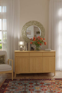 Evian 3 Door Sideboard (Oak)