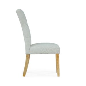 Ilchester – Natural Button Back Upholstered Chair Kd