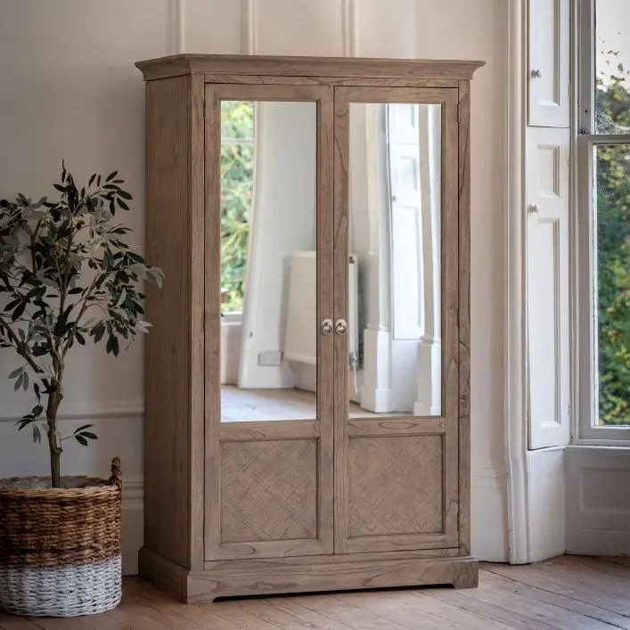 Mustique 2 Mirror Door Wardrobe - Gallery Image