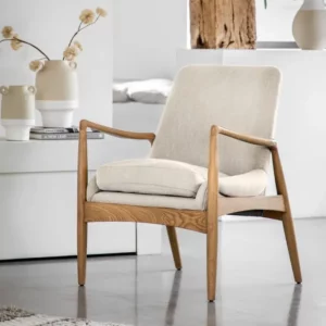 Hexham Armchair Natural Linen
