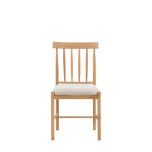 Thornham Upholstered Dining Chair Natural 2pk