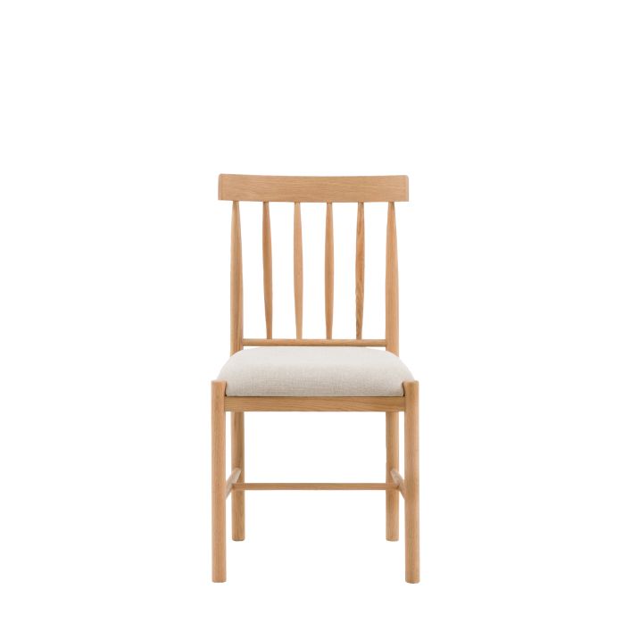 Eton Upholstered Dining Chair Natural 2pk - Main Image