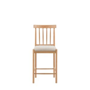 Thornham Upholstered Bar Stool Natural 2pk