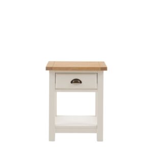 Thornham 1 Drawer Bedside White