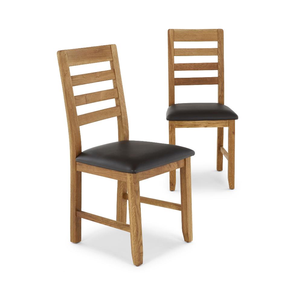 Bergen - Dining Chair - Brown Pu Kd - Main Image
