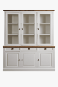 Millau 6 Door 3 Drawer Display Cabinet (Oak)