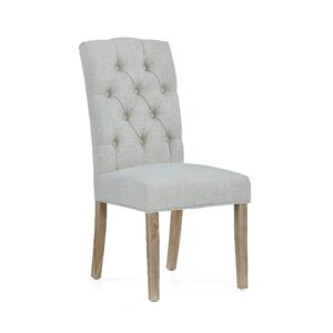 Knaresborough – Chelsea Dining Chair Beige (White Wash Leg)
