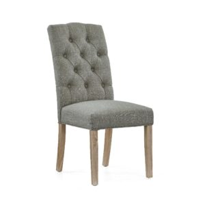 Knaresborough – Chelsea Dining Chair Grey (White Wash Leg)