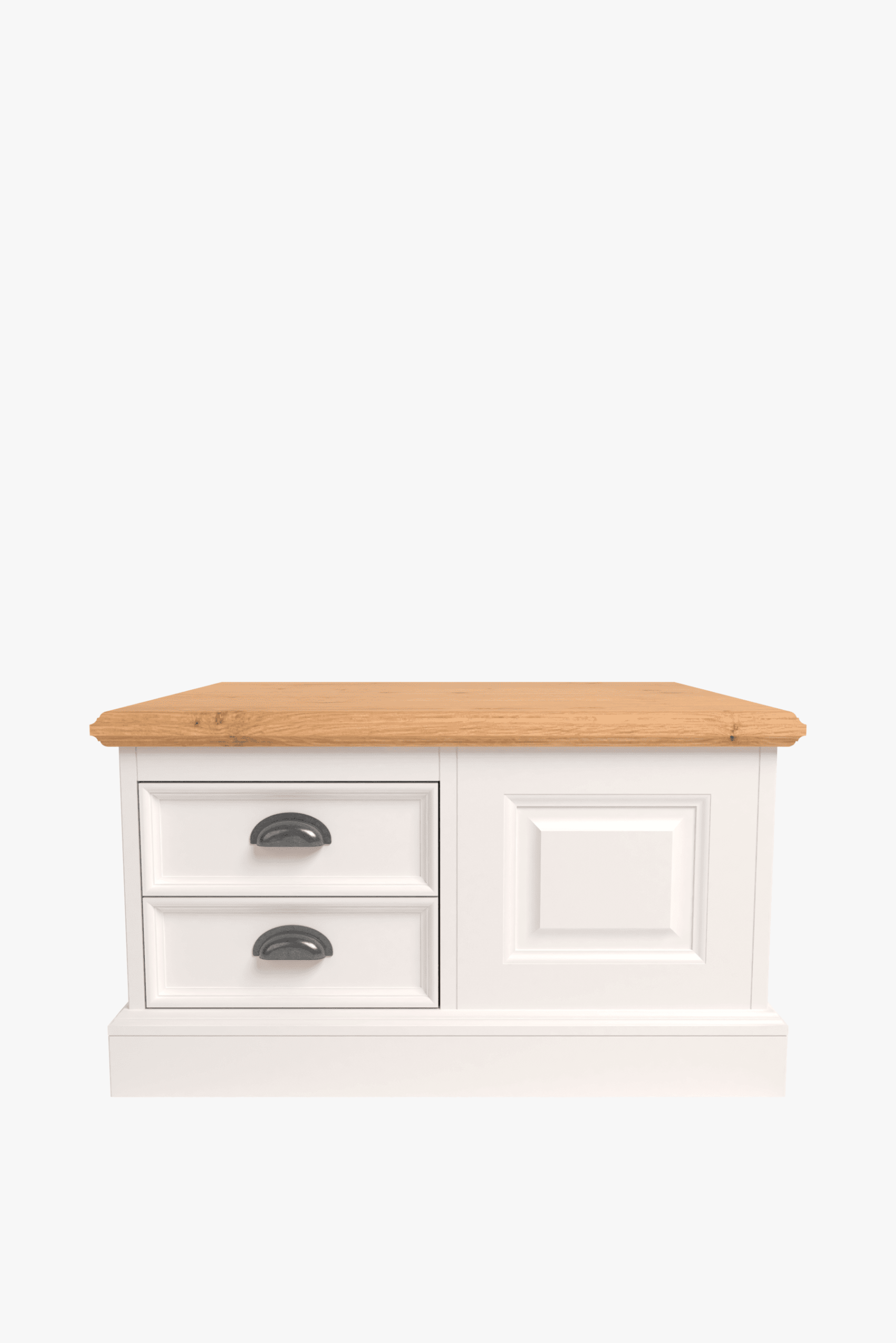 Oakdale 2 Door 2 Drawer Coffee Table (Oak) - Main Image